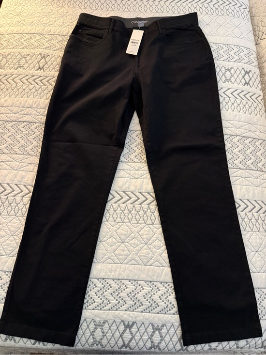 Calvin Klein Other - Calvin Klein Black Straight-Leg Chinos 34/30.